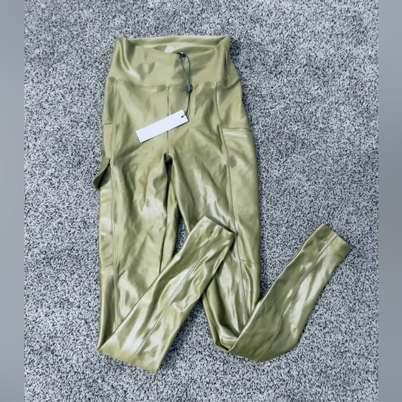 Koral Activewear Rina Infinity Cargo High Rise Legging - Fir Green XS NWT - Picture 6 of 6